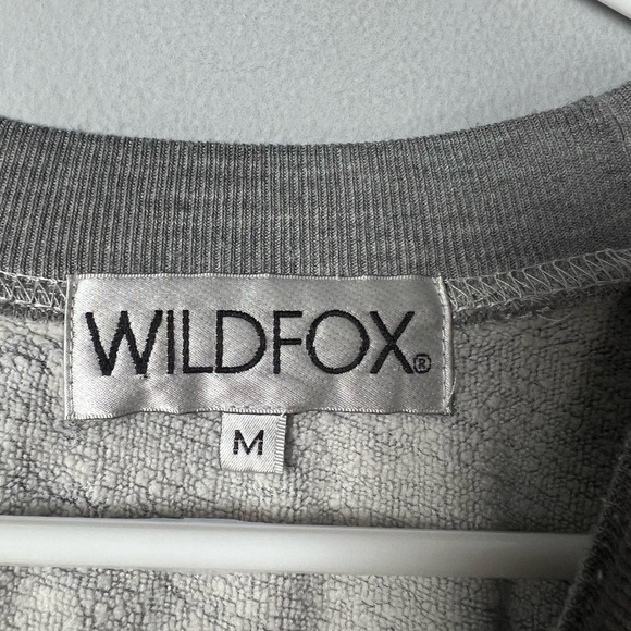 Wildfox Gray Miaou Pullover Cat Sweater Meow Medium - Picture 6 of 8